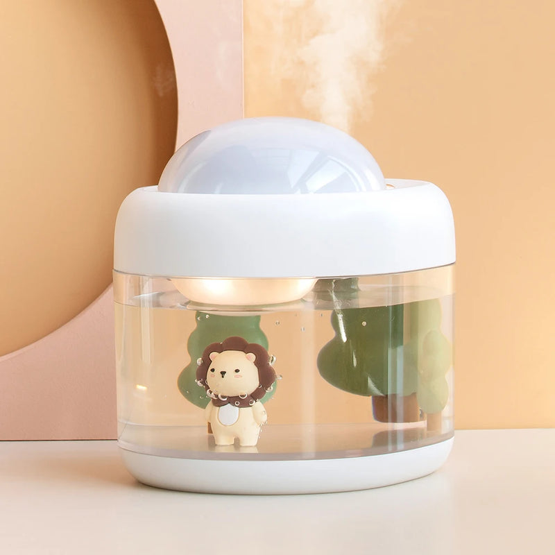 2-in-1 Portable Humidifier and Projector Light – Perfect for Kids’ Bedrooms