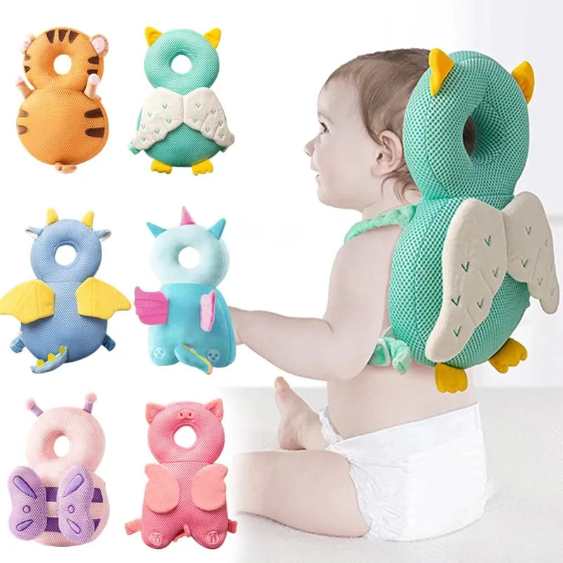 Baby Head Protector Backpack with Safety Pillow for Children Ages 1-3.