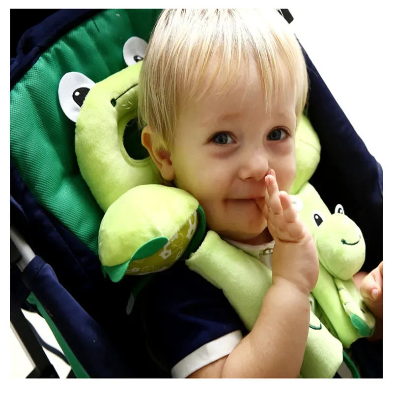 Comfortable Support: U Pillow for Traveling with Kids!