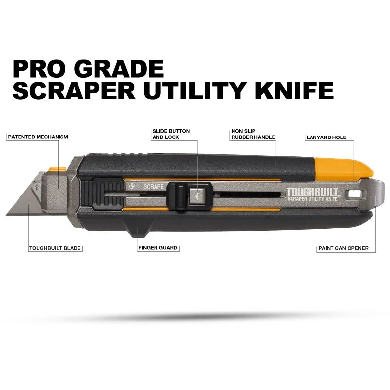 2-in-1 Utility Knife with Scraper