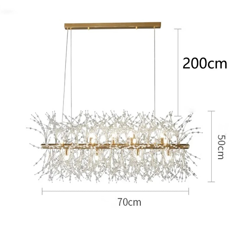 Transforme Seu Ambiente: Lustre Pendente de LED para Sala, Quarto ou Sala de Jantar – Decoração Elegante e Iluminação Sofisticada