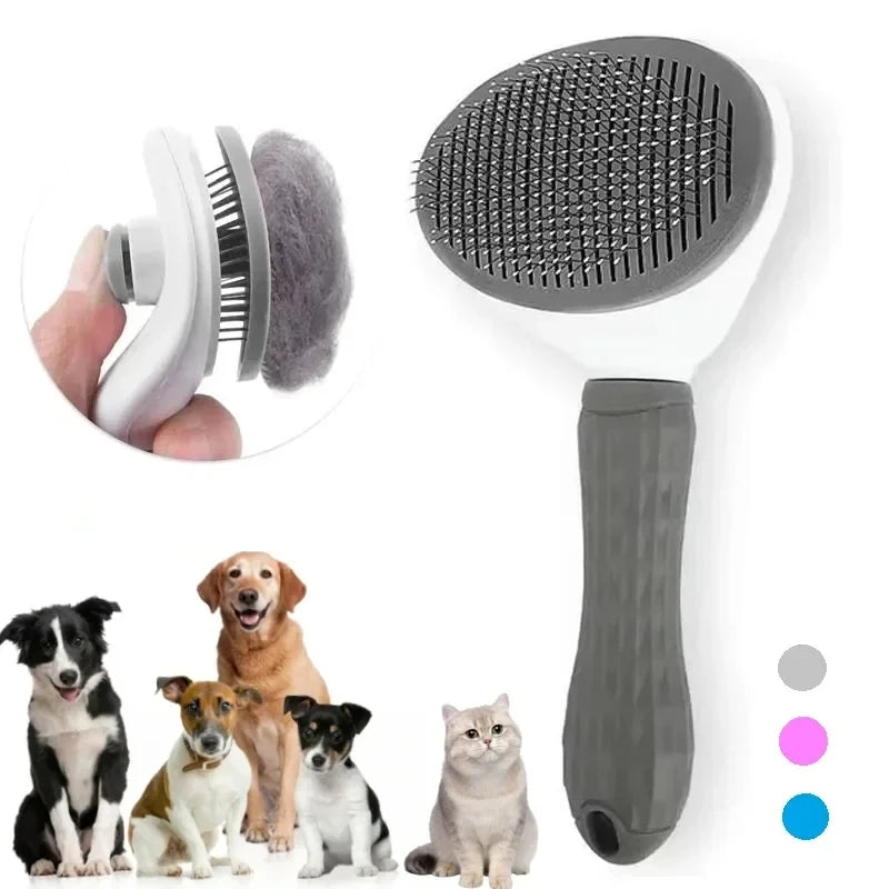 Escova Automática para Remoção de Pelos de Cães e Gatos