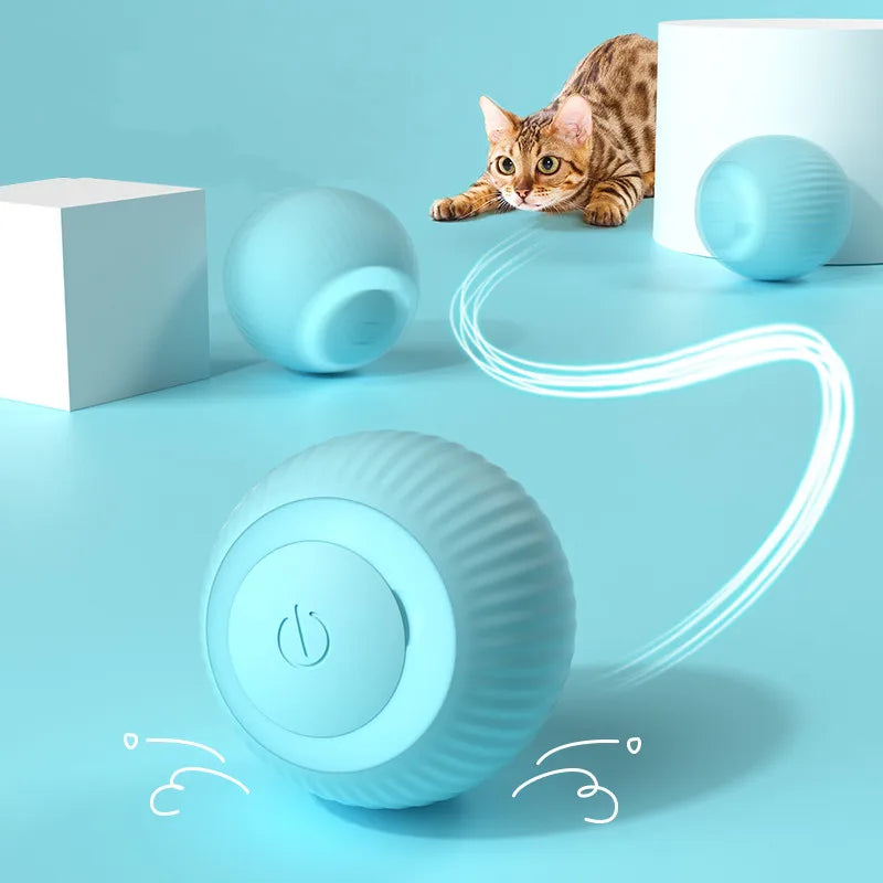 Bola Automática Rolante, Brinquedo Inteligente e Interativo para seu Gato