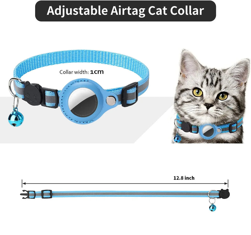 Coleira para Gatos com Suporte para AirTag