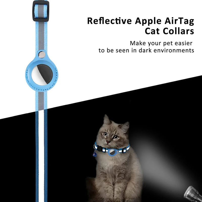 Coleira para Gatos com Suporte para AirTag