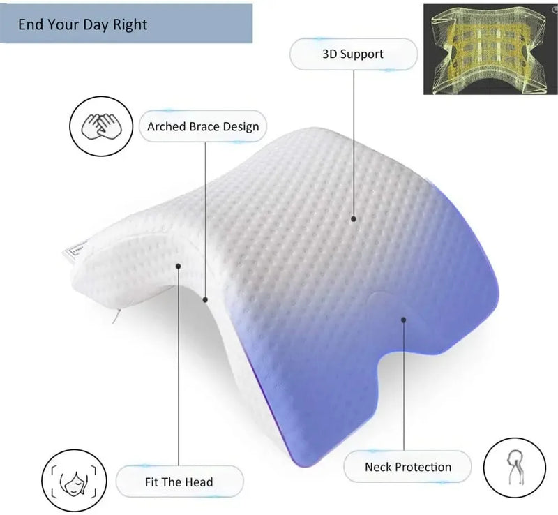 Orthopedic Memory Foam U-Shaped Pillow: Perfect Comfort and Support