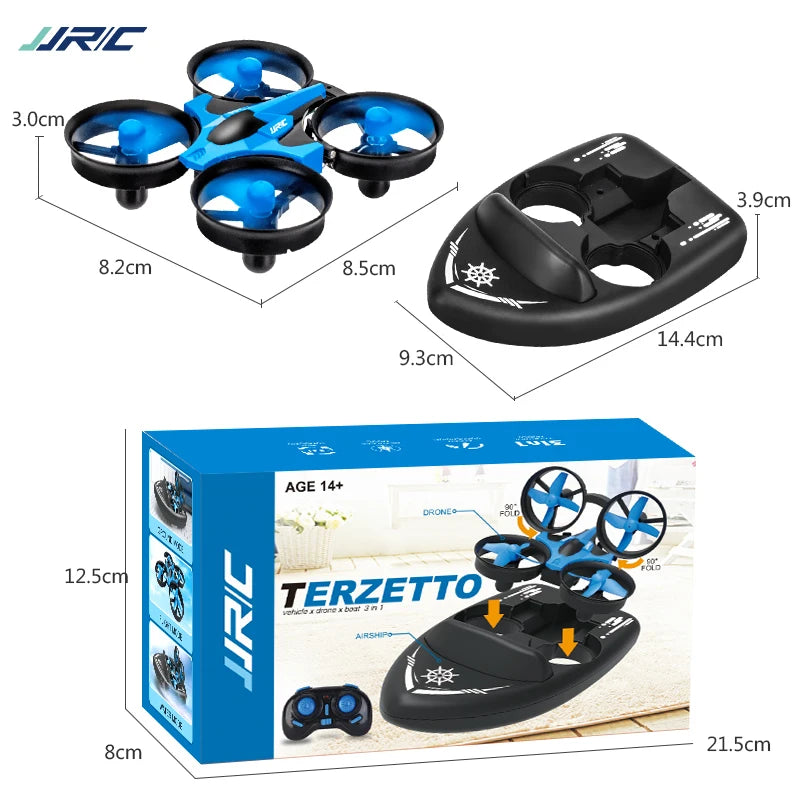 JJRC H36F Drone: Water, Air and Land Versatility in a Single Device