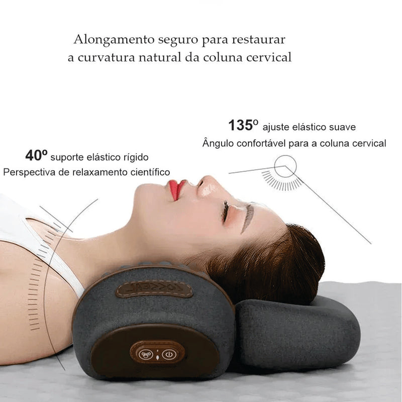 Instant Relief: Neck Massage Pillow with Heat and Vibration for Total Relaxation